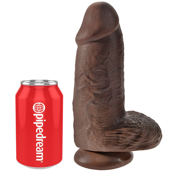 Pipedream King Cock 9" Chubby Dildo - Brown - Extreme Toyz Singapore - https://extremetoyz.com.sg - Sex Toys and Lingerie Online Store - Bondage Gear / Vibrators / Electrosex Toys / Wireless Remote Control Vibes / Sexy Lingerie and Role Play / BDSM / Dungeon Furnitures / Dildos and Strap Ons &nbsp;/ Anal and Prostate Massagers / Anal Douche and Cleaning Aide / Delay Sprays and Gels / Lubricants and more...