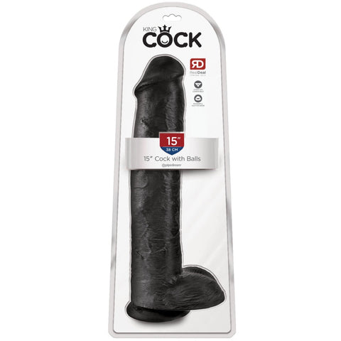 Pipedream King Cock 15" Cock with Balls - Extreme Toyz Singapore - https://extremetoyz.com.sg - Sex Toys and Lingerie Online Store