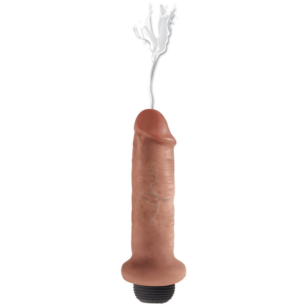 Pipedream King Cock 6" Squirting Cock - Tan - Extreme Toyz Singapore - https://extremetoyz.com.sg - Sex Toys and Lingerie Online Store - Bondage Gear / Vibrators / Electrosex Toys / Wireless Remote Control Vibes / Sexy Lingerie and Role Play / BDSM / Dungeon Furnitures / Dildos and Strap Ons &nbsp;/ Anal and Prostate Massagers / Anal Douche and Cleaning Aide / Delay Sprays and Gels / Lubricants and more... 