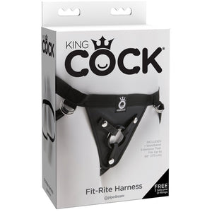 Pipedream King Cock Fit Rite Harness - Extreme Toyz Singapore - https://extremetoyz.com.sg - Sex Toys and Lingerie Online Store - Bondage Gear / Vibrators / Electrosex Toys / Wireless Remote Control Vibes / Sexy Lingerie and Role Play / BDSM / Dungeon Furnitures / Dildos and Strap Ons &nbsp;/ Anal and Prostate Massagers / Anal Douche and Cleaning Aide / Delay Sprays and Gels / Lubricants and more...