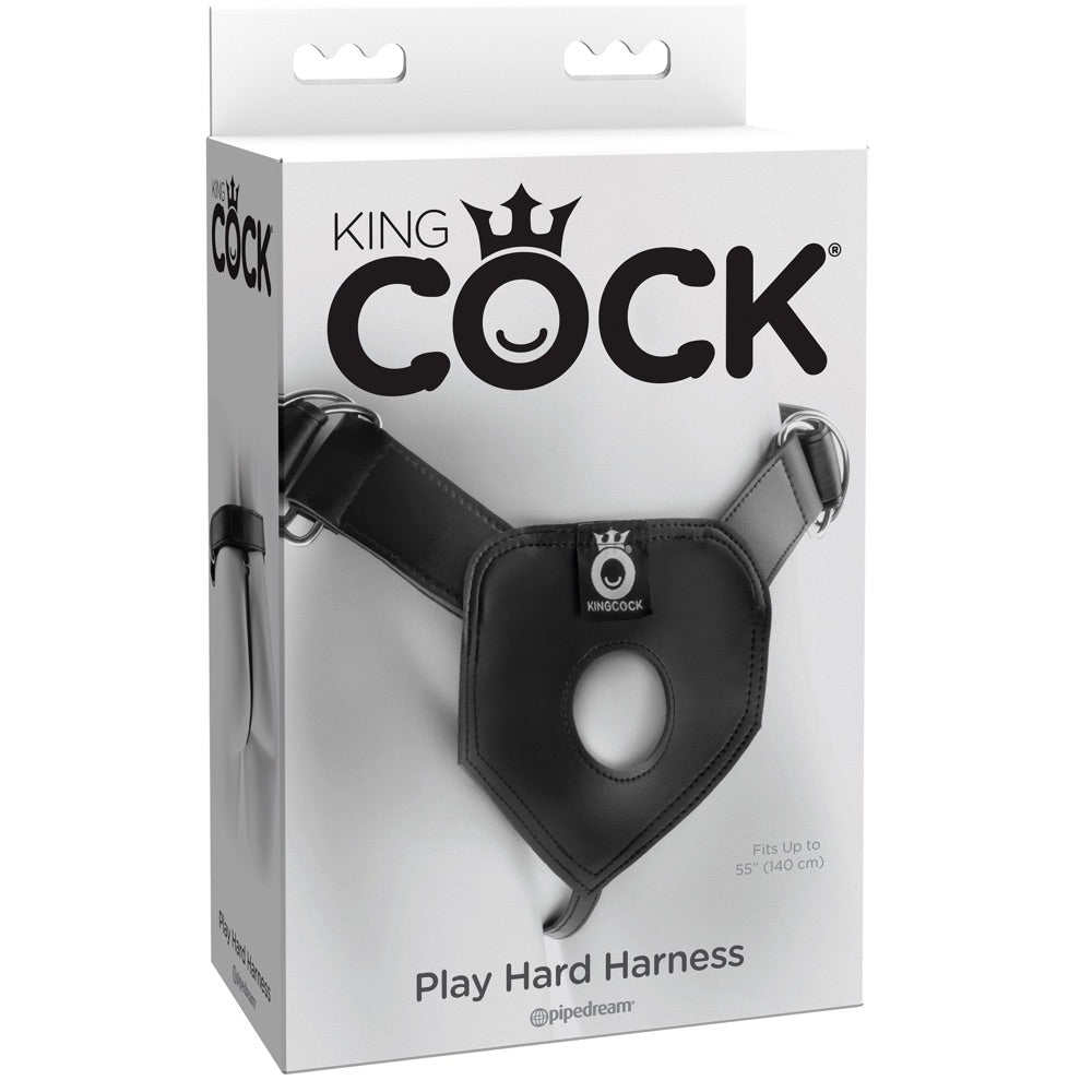 Pipedream King Cock Play Hard Harness - Extreme Toyz Singapore - https://extremetoyz.com.sg - Sex Toys and Lingerie Online Store - Bondage Gear / Vibrators / Electrosex Toys / Wireless Remote Control Vibes / Sexy Lingerie and Role Play / BDSM / Dungeon Furnitures / Dildos and Strap Ons &nbsp;/ Anal and Prostate Massagers / Anal Douche and Cleaning Aide / Delay Sprays and Gels / Lubricants and more...