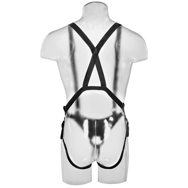 Pipedream King Cock 10" Hollow Strap On Suspender System - Light - Extreme Toyz Singapore - https://extremetoyz.com.sg - Sex Toys and Lingerie Online Store - Bondage Gear / Vibrators / Electrosex Toys / Wireless Remote Control Vibes / Sexy Lingerie and Role Play / BDSM / Dungeon Furnitures / Dildos and Strap Ons &nbsp;/ Anal and Prostate Massagers / Anal Douche and Cleaning Aide / Delay Sprays and Gels / Lubricants and more... 