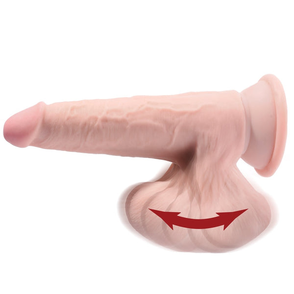 Pipedream King Cock Plus 6" Triple Density Cock With Swinging Balls - Light - Extreme Toyz Singapore - https://extremetoyz.com.sg - Sex Toys and Lingerie Online Store - Bondage Gear / Vibrators / Electrosex Toys / Wireless Remote Control Vibes / Sexy Lingerie and Role Play / BDSM / Dungeon Furnitures / Dildos and Strap Ons &nbsp;/ Anal and Prostate Massagers / Anal Douche and Cleaning Aide / Delay Sprays and Gels / Lubricants and more...
