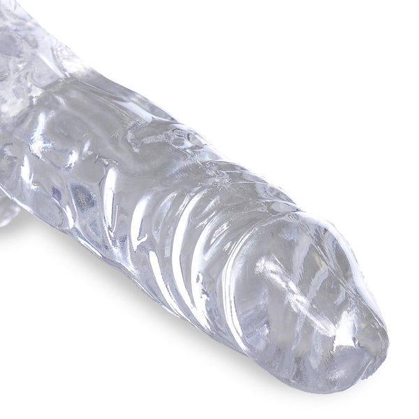 Pipedream King Cock Clear 4" Cock with Balls - Extreme Toyz Singapore - https://extremetoyz.com.sg - Sex Toys and Lingerie Online Store - Bondage Gear / Vibrators / Electrosex Toys / Wireless Remote Control Vibes / Sexy Lingerie and Role Play / BDSM / Dungeon Furnitures / Dildos and Strap Ons &nbsp;/ Anal and Prostate Massagers / Anal Douche and Cleaning Aide / Delay Sprays and Gels / Lubricants and more...