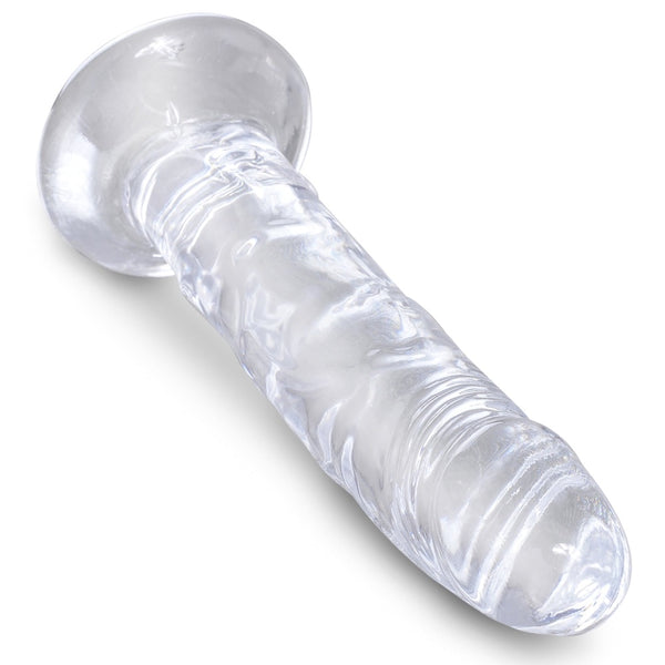 Pipedream King Cock Clear 6" Cock - Extreme Toyz Singapore - https://extremetoyz.com.sg - Sex Toys and Lingerie Online Store - Bondage Gear / Vibrators / Electrosex Toys / Wireless Remote Control Vibes / Sexy Lingerie and Role Play / BDSM / Dungeon Furnitures / Dildos and Strap Ons &nbsp;/ Anal and Prostate Massagers / Anal Douche and Cleaning Aide / Delay Sprays and Gels / Lubricants and more...