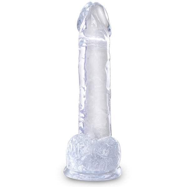 Pipedream King Cock Clear 7" Cock with Balls - Extreme Toyz Singapore - https://extremetoyz.com.sg - Sex Toys and Lingerie Online Store - Bondage Gear / Vibrators / Electrosex Toys / Wireless Remote Control Vibes / Sexy Lingerie and Role Play / BDSM / Dungeon Furnitures / Dildos and Strap Ons &nbsp;/ Anal and Prostate Massagers / Anal Douche and Cleaning Aide / Delay Sprays and Gels / Lubricants and more...