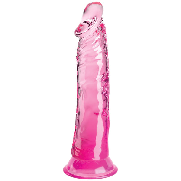 Pipedream King Cock Clear 8" Cock Pink -  KExtreme Toyz Singapore - https://extremetoyz.com.sg - Sex Toys and Lingerie Online Store - Bondage Gear / Vibrators / Electrosex Toys / Wireless Remote Control Vibes / Sexy Lingerie and Role Play / BDSM / Dungeon Furnitures / Dildos and Strap Ons &nbsp;/ Anal and Prostate Massagers / Anal Douche and Cleaning Aide / Delay Sprays and Gels / Lubricants and more...