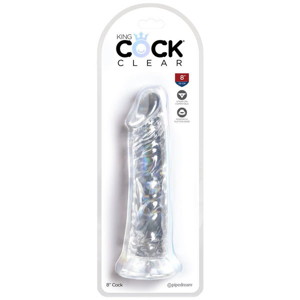 King Cock Clear 8" Cock