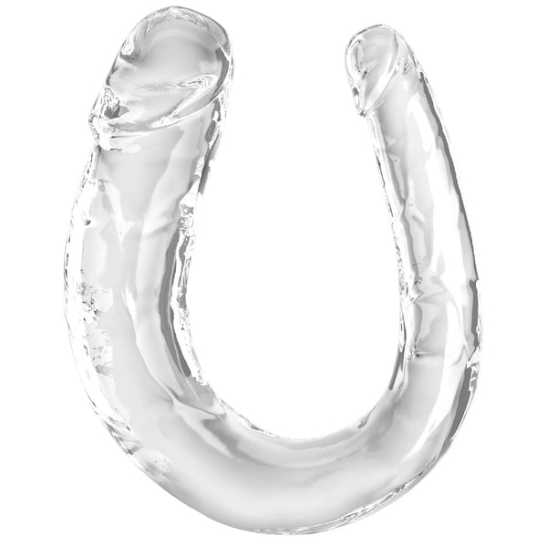 Pipedream King Cock Clear Medium Double Trouble - Extreme Toyz Singapore - https://extremetoyz.com.sg - Sex Toys and Lingerie Online Store - Bondage Gear / Vibrators / Electrosex Toys / Wireless Remote Control Vibes / Sexy Lingerie and Role Play / BDSM / Dungeon Furnitures / Dildos and Strap Ons &nbsp;/ Anal and Prostate Massagers / Anal Douche and Cleaning Aide / Delay Sprays and Gels / Lubricants and more...