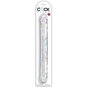 Pipedream  King Cock Clear 18" Double Dildo - Clear - Extreme Toyz Singapore - https://extremetoyz.com.sg - Sex Toys and Lingerie Online Store - Bondage Gear / Vibrators / Electrosex Toys / Wireless Remote Control Vibes / Sexy Lingerie and Role Play / BDSM / Dungeon Furnitures / Dildos and Strap Ons &nbsp;/ Anal and Prostate Massagers / Anal Douche and Cleaning Aide / Delay Sprays and Gels / Lubricants and more...