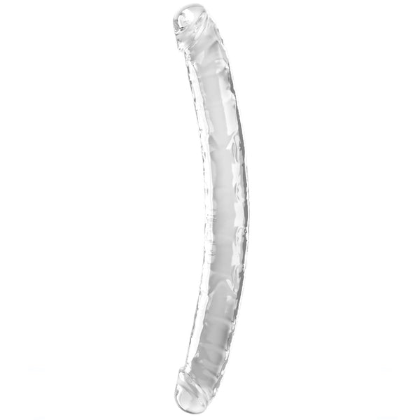 Pipedream  King Cock Clear 18" Double Dildo - Clear - Extreme Toyz Singapore - https://extremetoyz.com.sg - Sex Toys and Lingerie Online Store - Bondage Gear / Vibrators / Electrosex Toys / Wireless Remote Control Vibes / Sexy Lingerie and Role Play / BDSM / Dungeon Furnitures / Dildos and Strap Ons &nbsp;/ Anal and Prostate Massagers / Anal Douche and Cleaning Aide / Delay Sprays and Gels / Lubricants and more...