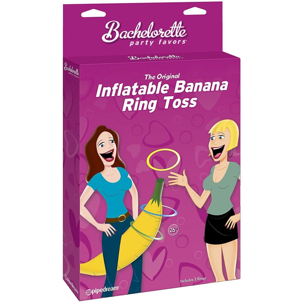 Pipedream Bachelorette Party Favors Inflatable Banana Ring Toss - Extreme Toyz Singapore - https://extremetoyz.com.sg - Sex Toys and Lingerie Online Store - Bondage Gear / Vibrators / Electrosex Toys / Wireless Remote Control Vibes / Sexy Lingerie and Role Play / BDSM / Dungeon Furnitures / Dildos and Strap Ons &nbsp;/ Anal and Prostate Massagers / Anal Douche and Cleaning Aide / Delay Sprays and Gels / Lubricants and more...