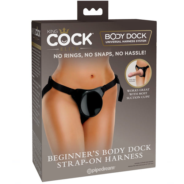 Pipedream King Cock Elite Beginner's Body Dock Strap-On Harness - Extreme Toyz Singapore - https://extremetoyz.com.sg - Sex Toys and Lingerie Online Store - Bondage Gear / Vibrators / Electrosex Toys / Wireless Remote Control Vibes / Sexy Lingerie and Role Play / BDSM / Dungeon Furnitures / Dildos and Strap Ons &nbsp;/ Anal and Prostate Massagers / Anal Douche and Cleaning Aide / Delay Sprays and Gels / Lubricants and more...