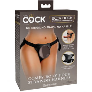 Pipedream King Cock Elite Comfy Body Dock Strap-On Harness - Extreme Toyz Singapore - https://extremetoyz.com.sg - Sex Toys and Lingerie Online Store - Bondage Gear / Vibrators / Electrosex Toys / Wireless Remote Control Vibes / Sexy Lingerie and Role Play / BDSM / Dungeon Furnitures / Dildos and Strap Ons &nbsp;/ Anal and Prostate Massagers / Anal Douche and Cleaning Aide / Delay Sprays and Gels / Lubricants and more...