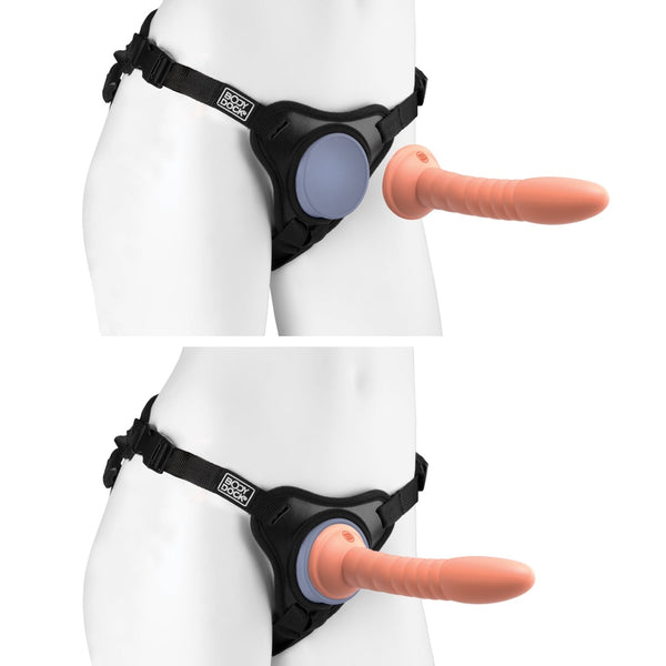 Pipedream Dillio Platinum Body Dock SE Silicone Strap On Harness - Extreme Toyz Singapore - https://extremetoyz.com.sg - Sex Toys and Lingerie Online Store - Bondage Gear / Vibrators / Electrosex Toys / Wireless Remote Control Vibes / Sexy Lingerie and Role Play / BDSM / Dungeon Furnitures / Dildos and Strap Ons &nbsp;/ Anal and Prostate Massagers / Anal Douche and Cleaning Aide / Delay Sprays and Gels / Lubricants and more...