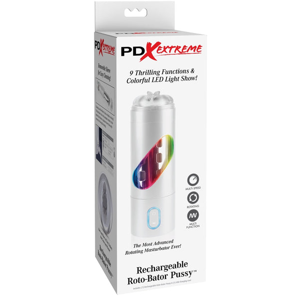 PDX Extreme Rechargeable Roto-Bator Pussy Rotating Masturbator