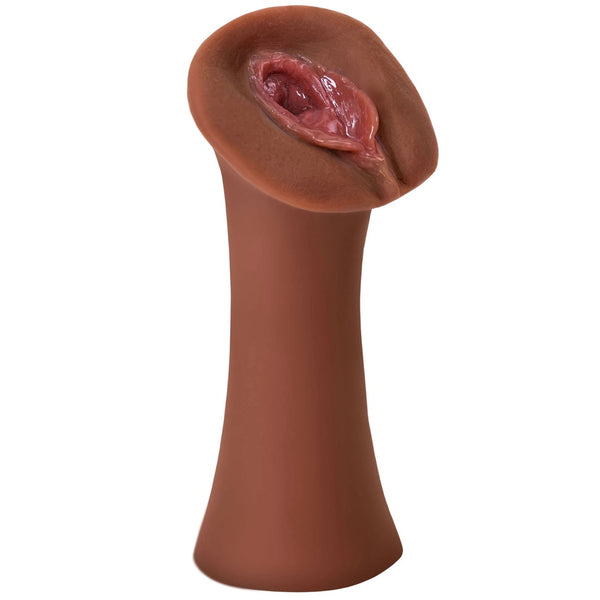 PDX Extreme Wet Pussies Juicy Snatch Self Lubricating Stroker - Brown