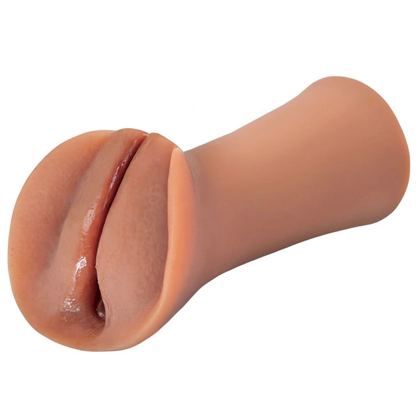 PDX Extreme Wet Pussies Slippery Slit Self Lubricating Stroker - Tan