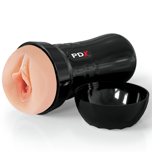 PDX Extreme Wet Pussies Super Juicy Snatch Self-Lubricating Stroker Self-Lubricating Stroker - Light