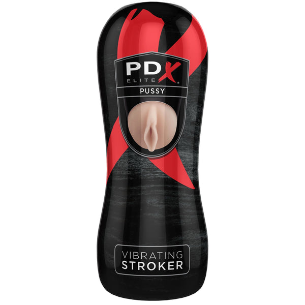 PDX Elite Vibrating Pussy Stroker