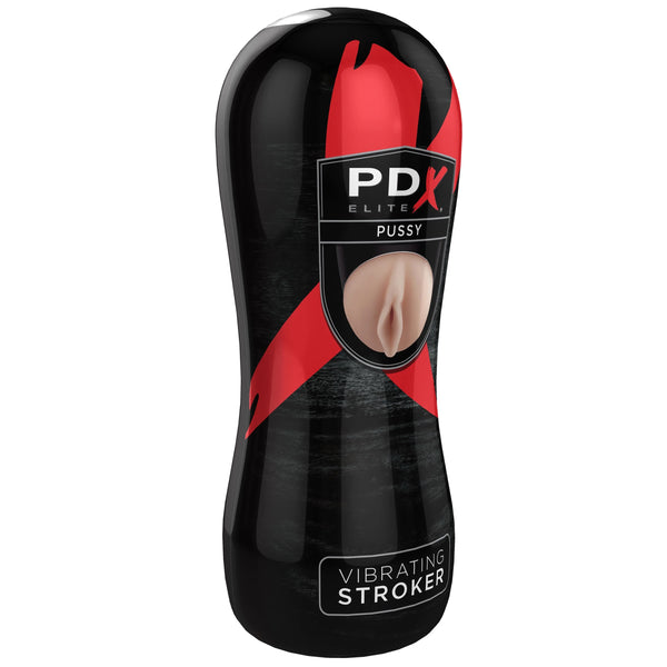 PDX Elite Vibrating Pussy Stroker