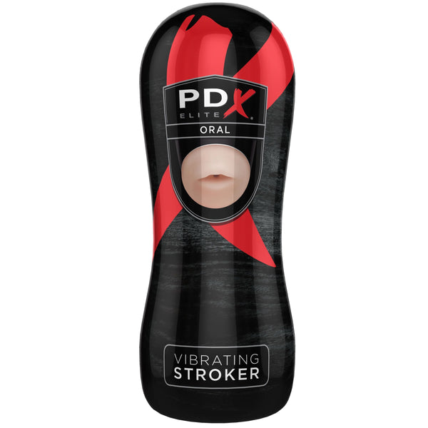 PDX Elite Vibrating Oral Stroker
