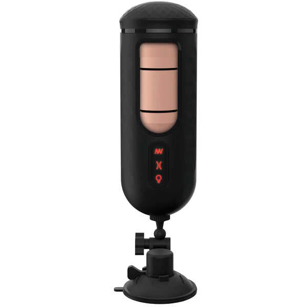 PDX Elite Vibrating Mega Milker Talks & Moan with Milking Action