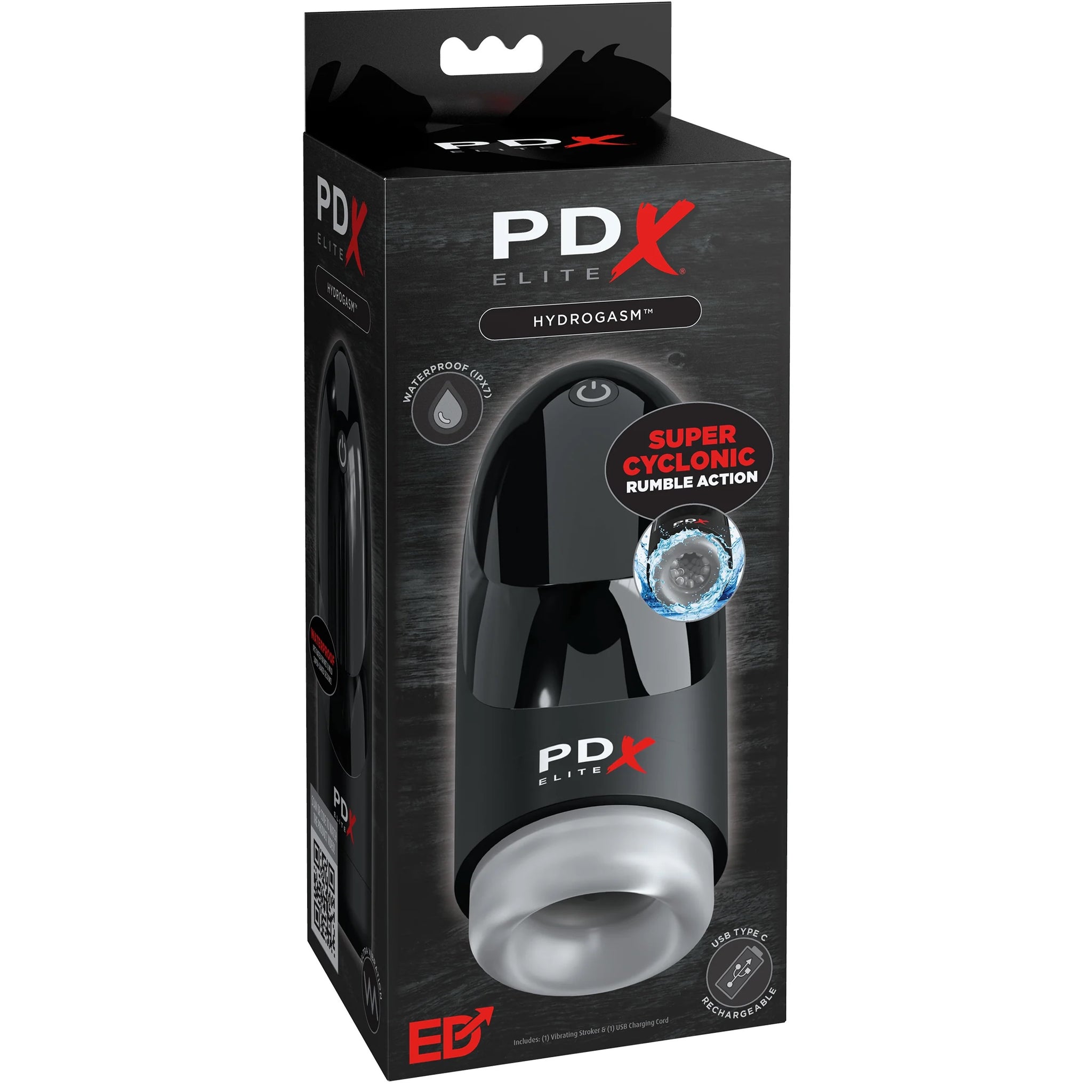 PDX Elite Hydrogasm with Super Cyclonic Rumble Action