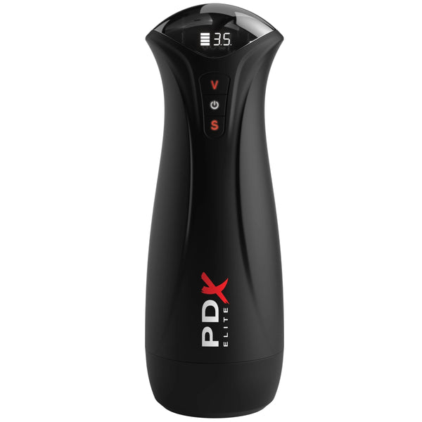 PDX Elite Fuck-gasm with Intermittent Suction - Brown