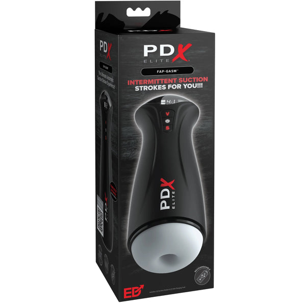 PDX Elite Fap-gasm with Intermittent Suction - Frosted