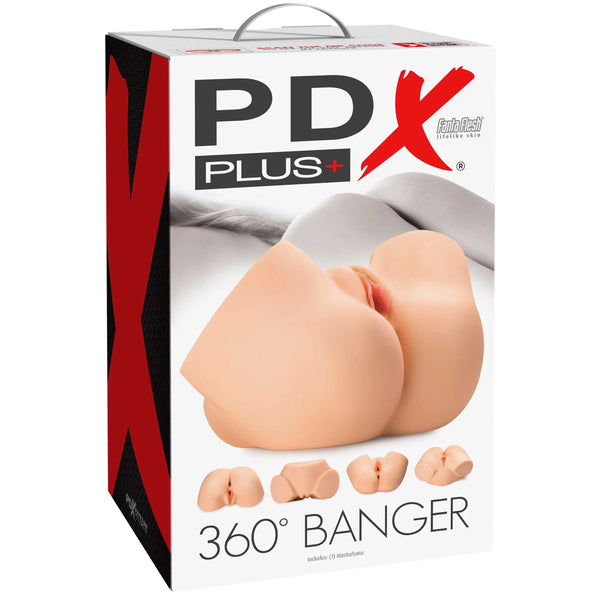 PDX Plus 360º  Banger Masturbator - Light