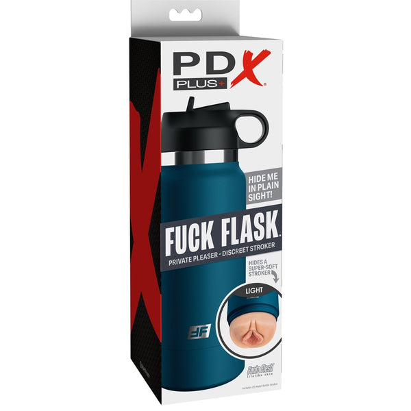 PDX Plus Fuck Flask Private Pleaser Discreet Water Bottle Stroker - Light