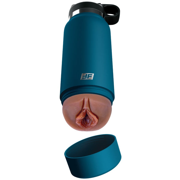 PDX Plus Fuck Flask Private Pleaser Discreet Water Bottle Stroker - Brown