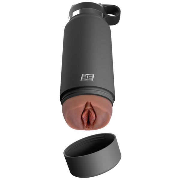 PDX Plus Fuck Flask Private Pleaser Discreet Water Bottle Stroker - Brown