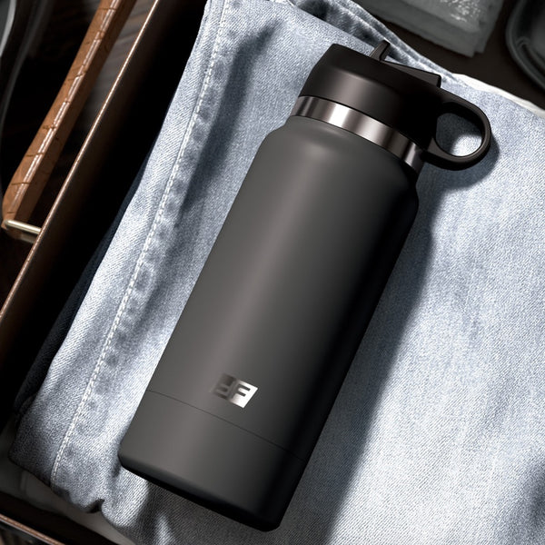 PDX Plus Fuck Flask Private Pleaser Discreet Water Bottle Stroker - Brown