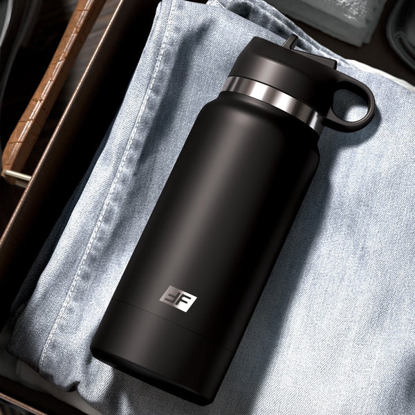 PDX Plus Fap Flask Thrill Seeker Discreet Water Bottle Stroker - Frosted