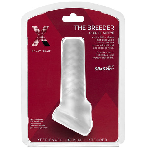 The XPLAY Breeder Open Tip Penis Sleeve