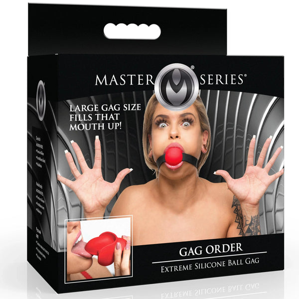 Gag Order Extreme Silicone Ball Gag