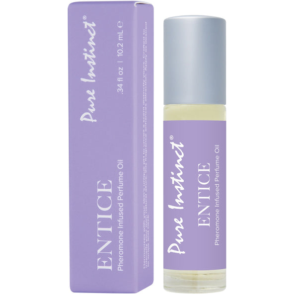 PURE INSTINCT Signature Collection Entice Pheromone Infused Perfume Oil Roll-On - 10.2ml