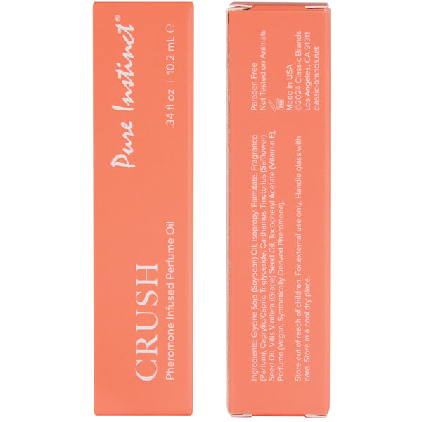 PURE INSTINCT Signature Collection Crush Pheromone Infused Perfume Oil Roll-On - 10.2ml