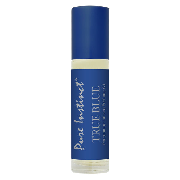 PURE INSTINCT Signature Collection True Blue Roll Pheromone Infused Perfume Oil Roll-On - 10.2ml