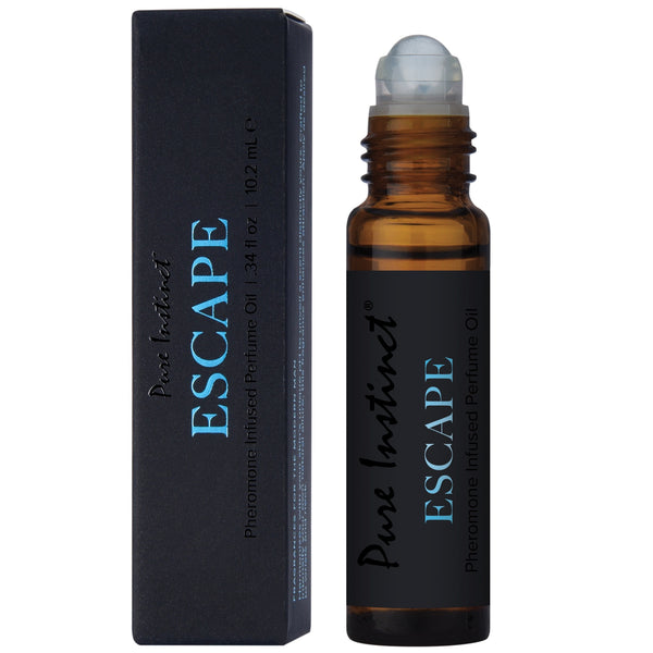 PURE INSTINCT Men's Collection Escape Pheromone Infused Perfume Oil Roll-On - 10ml