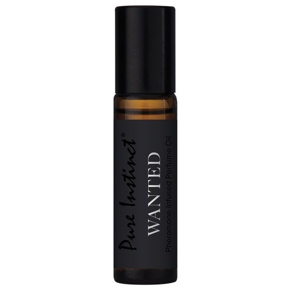 PURE INSTINCT Men's Collection Wanted Pheromone Infused Perfume Oil Roll-On - 10ml
