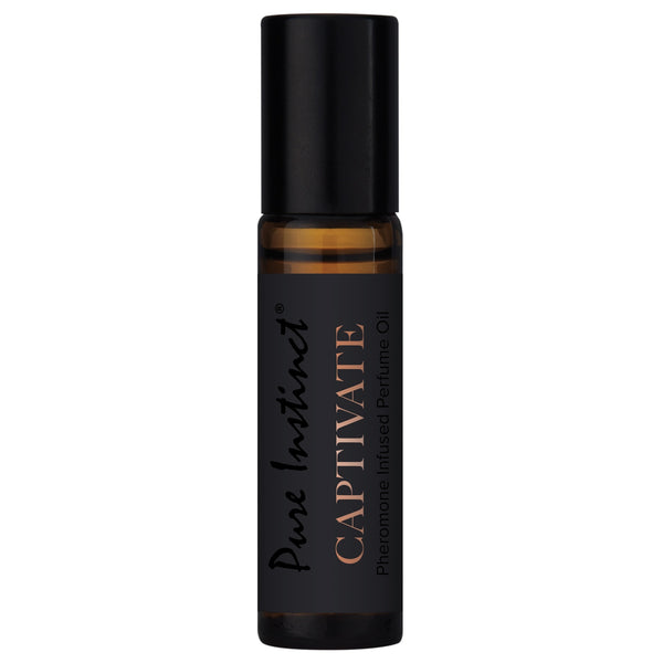 PURE INSTINCT Men's Collection Captivate Pheromone Infused Perfume Oil Roll-On - 10ml