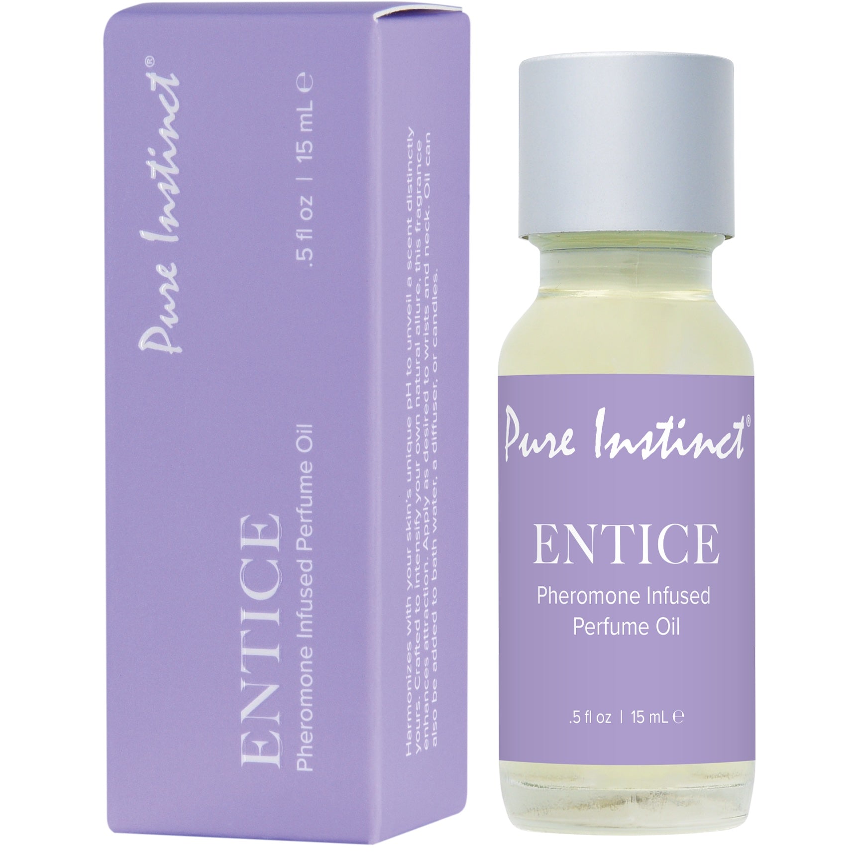 PURE INSTINCT Signature Collection Entice Pheromone Infused Perfume Oil - 15ml