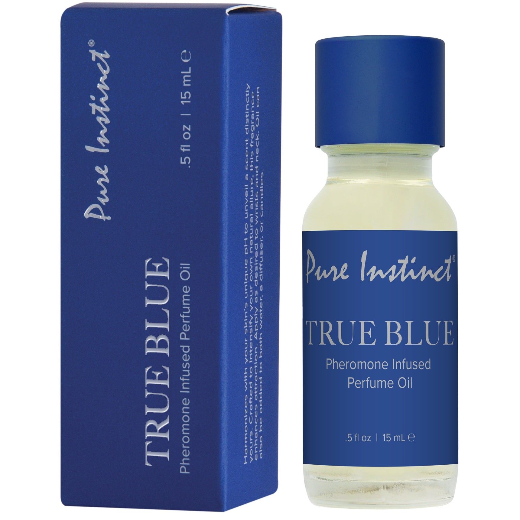 PURE INSTINCT Signature Collection True Blue Pheromone Infused Perfume Oil - 15ml