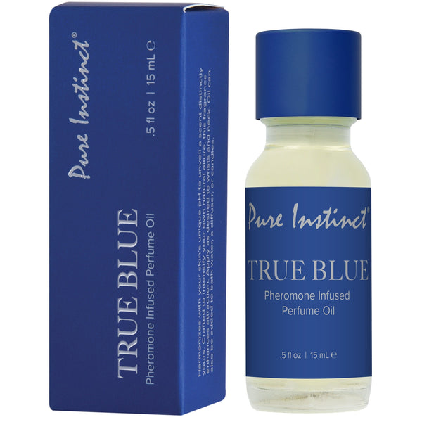 PURE INSTINCT Signature Collection True Blue Pheromone Infused Perfume Oil - 15ml