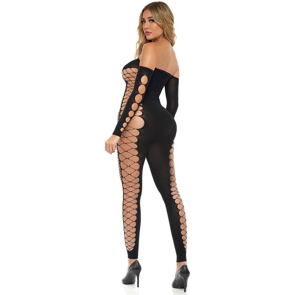 Pink Lipstick Lingerie Diamond Dripping Bodystocking - Black - Extreme Toyz Singapore - https://extremetoyz.com.sg - Sex Toys and Lingerie Online Store - Bondage Gear / Vibrators / Electrosex Toys / Wireless Remote Control Vibes / Sexy Lingerie and Role Play / BDSM / Dungeon Furnitures / Dildos and Strap Ons &nbsp;/ Anal and Prostate Massagers / Anal Douche and Cleaning Aide / Delay Sprays and Gels / Lubricants and more...