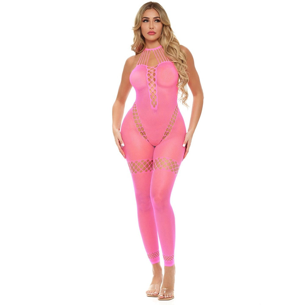 Pink Lipstick Lingerie Take You There Bodystocking - Pink - Extreme Toyz Singapore - https://extremetoyz.com.sg - Sex Toys and Lingerie Online Store - Bondage Gear / Vibrators / Electrosex Toys / Wireless Remote Control Vibes / Sexy Lingerie and Role Play / BDSM / Dungeon Furnitures / Dildos and Strap Ons &nbsp;/ Anal and Prostate Massagers / Anal Douche and Cleaning Aide / Delay Sprays and Gels / Lubricants and more...