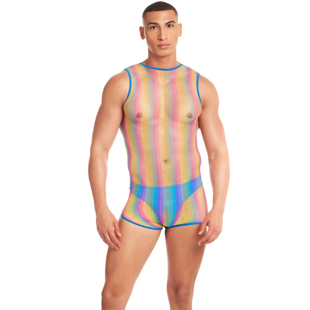 Pink Lipstick Lingerie Pride Star 2 Piece Set - Rainbow - Extreme Toyz Singapore - https://extremetoyz.com.sg - Sex Toys and Lingerie Online Store - Bondage Gear / Vibrators / Electrosex Toys / Wireless Remote Control Vibes / Sexy Lingerie and Role Play / BDSM / Dungeon Furnitures / Dildos and Strap Ons &nbsp;/ Anal and Prostate Massagers / Anal Douche and Cleaning Aide / Delay Sprays and Gels / Lubricants and more...